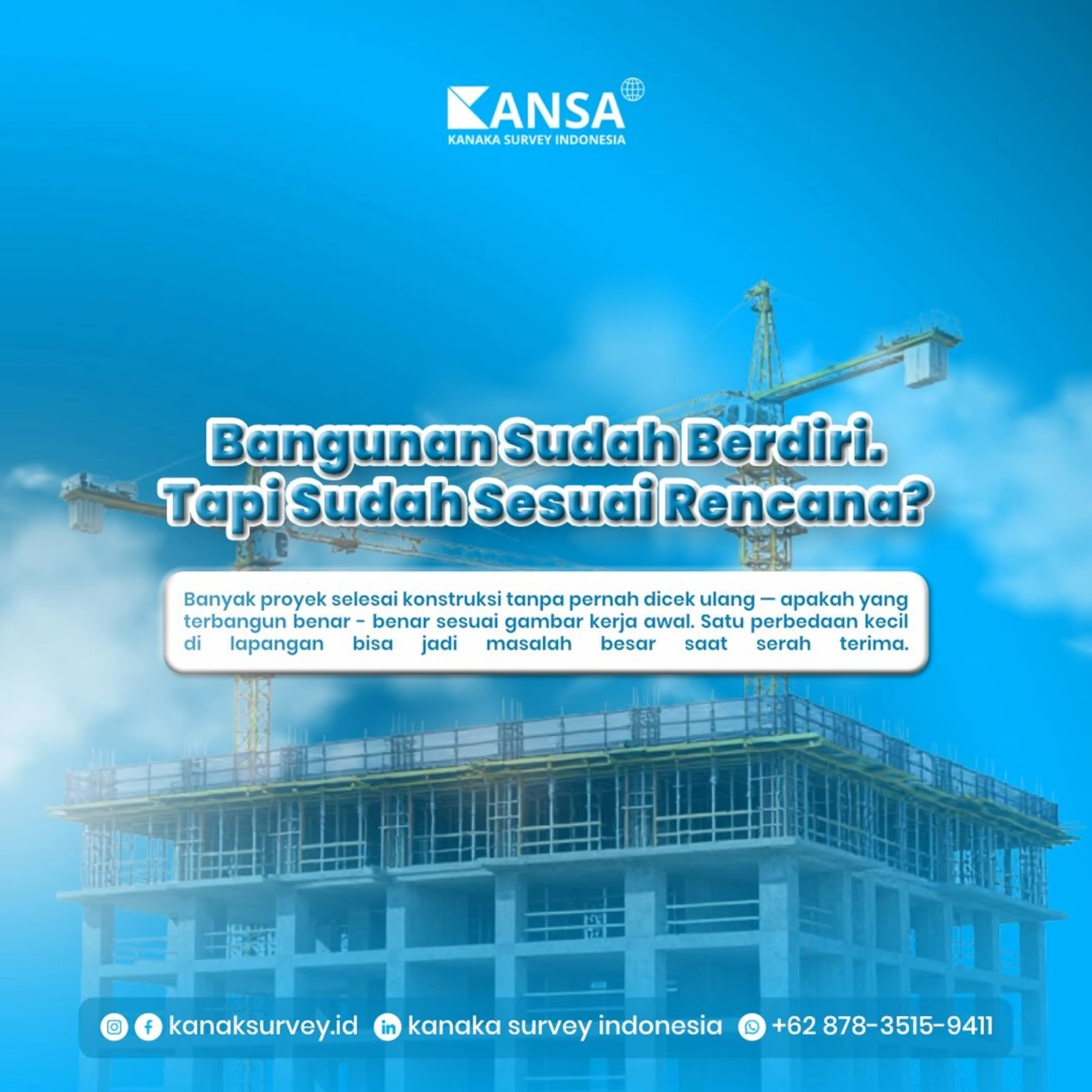 Postingan Instagram Kanaka Survey Indonesia 2