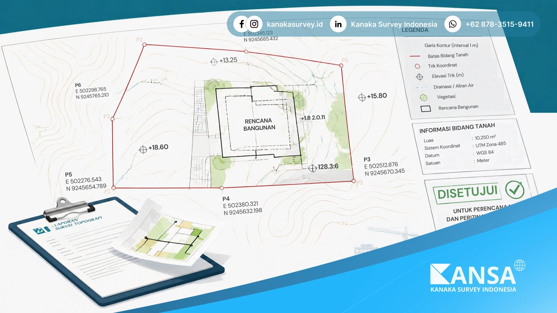 Peta Topografi Akurat Untuk Perencanaan Dan Perizinan Konstruksi