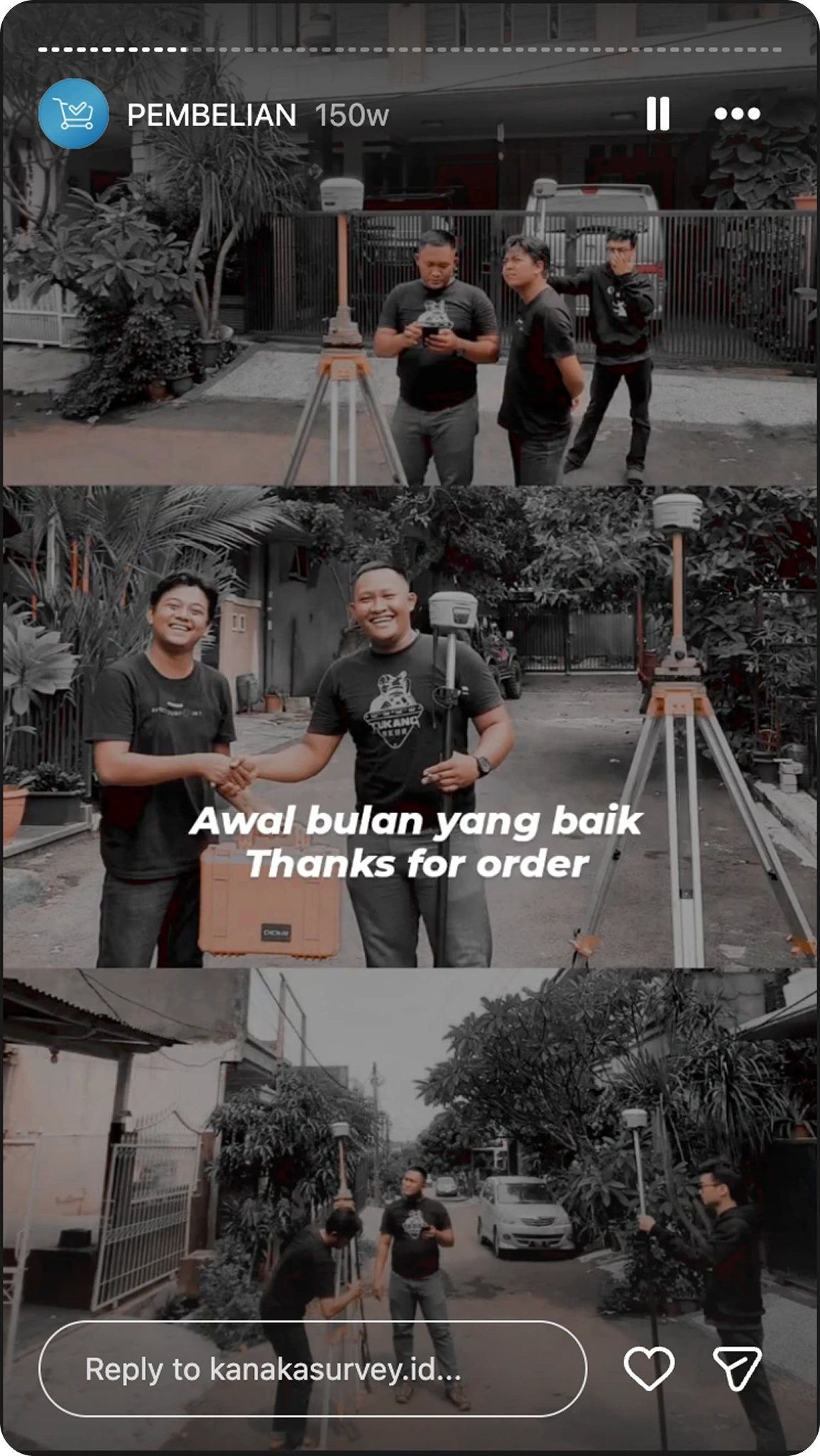 Dokumentasi klien Kanaka Survey Indonesia