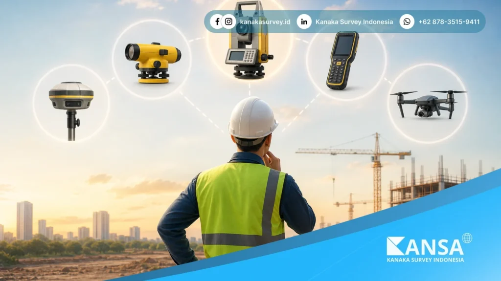 Cara Memilih Alat Topografi untuk Proyek Konstruksi